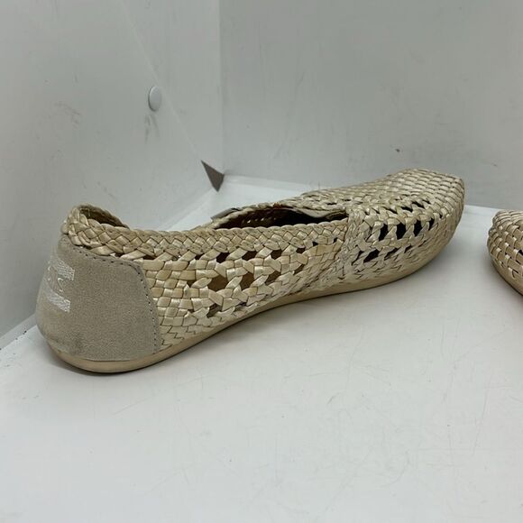 TOMS ALPARGATA OFF WHITE BASKET WEAVE FTL-08-141 - Picture 6 of 8